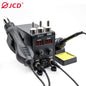 JCD 750W 8586D Soldering Station 2 IN 1 Hot Air Gun LCD Dual Digital Display Electric Soldering Iron SMD Welding Rework Station