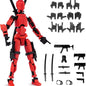 13 Articulated Joints Movable 3D Printed Third Generation DIY Assemble Collectible Desk Ornament Lucky Action Figure Home Decor