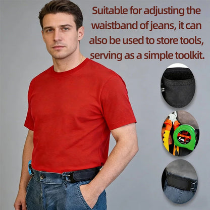 Fashion Ultra-soft No Buckle Elastic Belts Men's Stylish Comfortable Belt Loop Buckle-Free Belt Unisex Jeans Pants Belt for Men