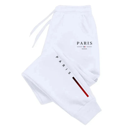 2026 New Arrival Paris Printed Sweatpants for Men High Grade Male Home Outdoor Casual Sports Jogger Pants Urban Fashion Trousers