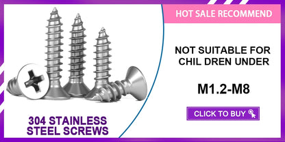 304 Stainless Steel DIN7991 Countersunk Head Hex Socket Screws Bolt Allen Thread Machine Metal Screws M2 M2.5 M3 M4 M5 M6 M8 M10