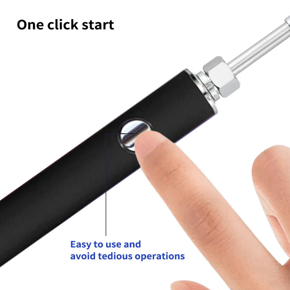 510 Thread Battery Cart Pen Adjustable Voltage Portable Electric Soldering Iron 650mAh Smart Power Tool with USB Charger Cable