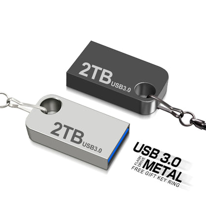 Mini USB 3.0 Pendrive 1TB 512GB 128GB Silvery External Storage Metal Memory Flash Drive USB Storage Key Pen Drive For Computer