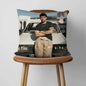 1pc Quevedo Spanish Rapper Throw Pillow Cover, 2D Double-Sided Print Soft Polyester Cushion Case for Home Sofa Bedroom Car Decor