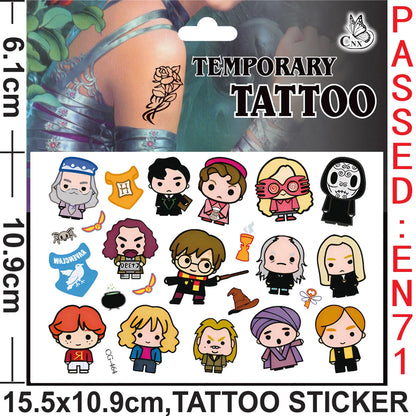 Harry Potter Theme Party Favors Gifts Bag Slap Bracelets 50pcs Stickers Keychains Birthday Souvenir Supplies Classroom Rewards