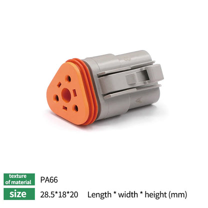 10/50/100 Sets Deutsch DTM/DT/DTP/DTF Automobile Connector Plug&Socket Male&Female Terminal DTM04-2/3/4/6/8/12 DTM06-2/3/4/6/8S