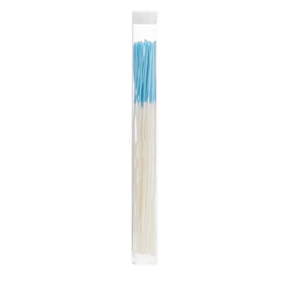 60Pcs Colorful Pierced Ear Cleaning Line Set Paper Floss Herb Solution Ear Hole Cleaning Kit Effective Anti-Blocking
