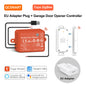 QCSMART ZigBee Garage Door Wireless Waterproof Sensor Opener Controller Control Smart Life Works with Google Assistant Alexa