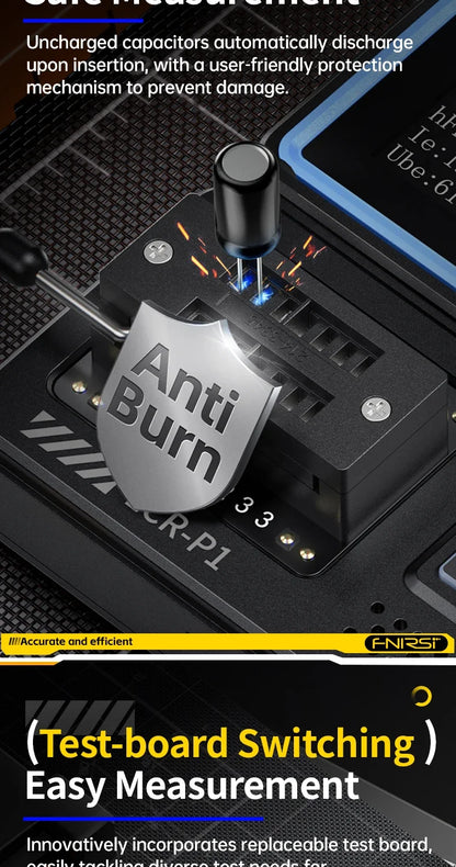 FNIRSI LCR - P1 A Multifunctional Tester for Transistors, Diodes, Capacitance, Resistance, LCR and ESR Measurements