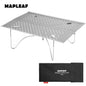 MAPLEAF Camping Mini Table Ultralight High Load 15kg Easy Clean Fishing Table Outdoor Portable Folding Hiking Desk Picnic Table