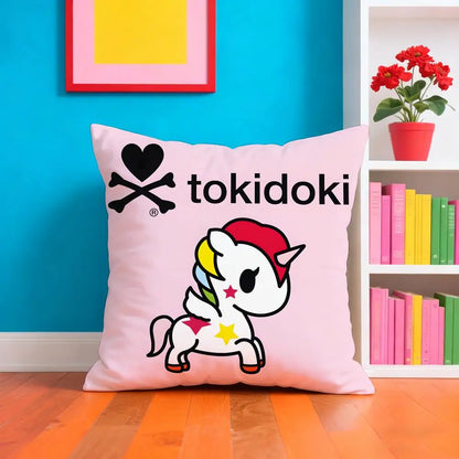 T-tokidoki Anime Pillow Case Pillow Case Plush Fabric Soft Double Sided Print Home Sofa High Quality Cushion