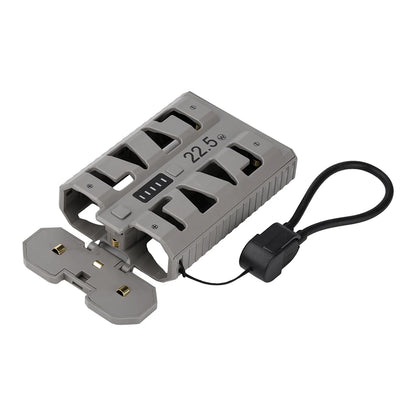 2x 21700 Power Bank Box DIY Kit 22.5W Fast Charging Dual Mode Battery Case One-Click Battery Swap Phone Charging Not Batteries
