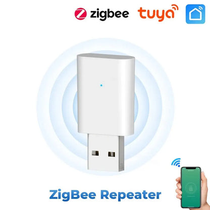 Tuya Zigbee Smart Water Valve Controller Sprinkler Drip Irrigation System and Tuya Zigbee Soil Moisture and Temperature Sensor