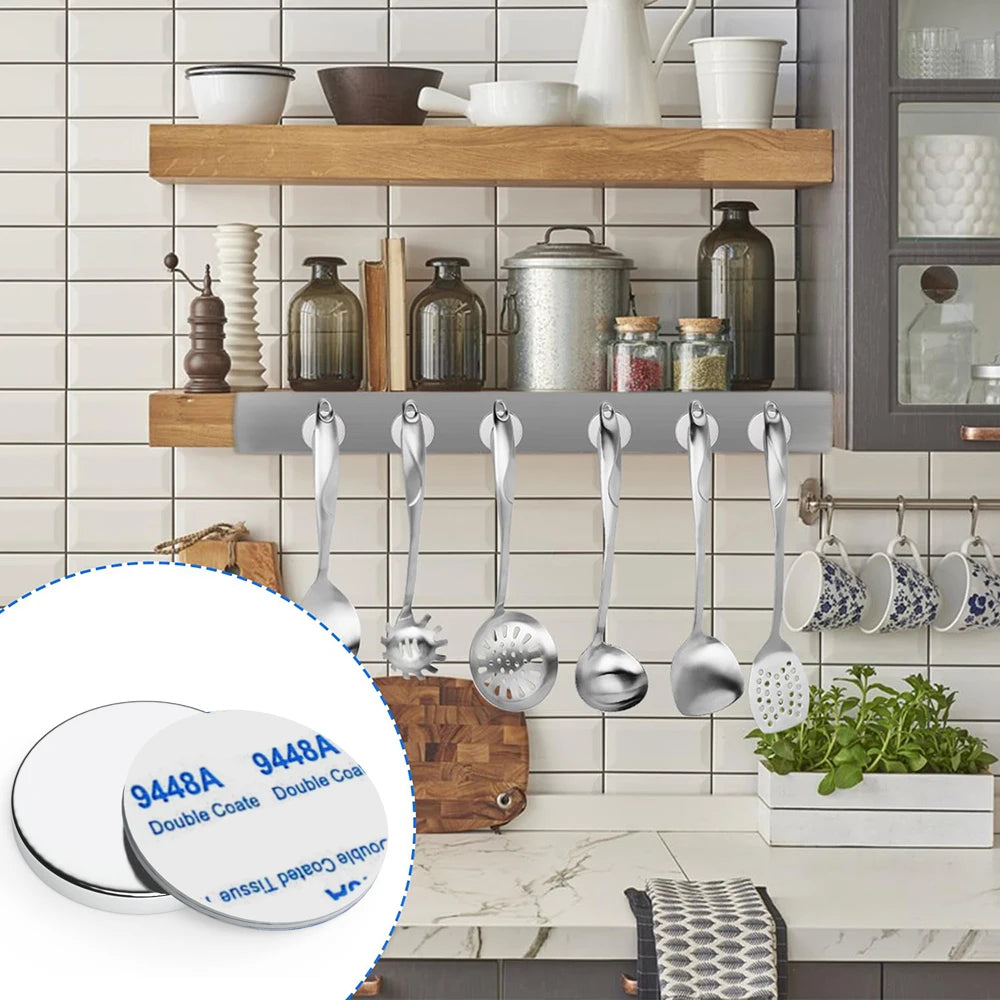Super Powerful Magnet Neodymium With double-sided adhesive Magnet Round NdfeB N35 Strong Permanent Magnetic imanes Refrigerator