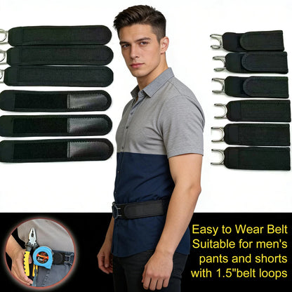 Nylon Buckleless Belt Hook, No Buckle Elastic Belt For Men Women, Adults Invisible Waist Strap for Daily Wear