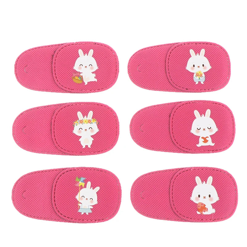 【6Pcs/set Children Health Care Kids Occlusion Medical Lazy Eye Patch Eyeshade For Kids Strabismus Vision Care Kit】