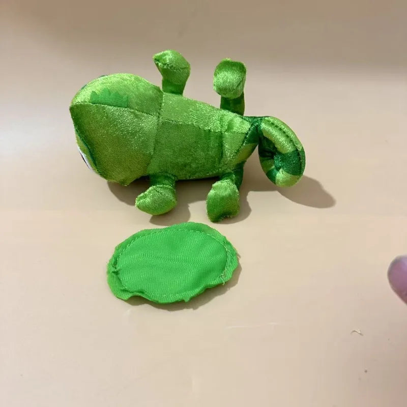 Cute Chameleon Plush Dolls Sit on Shoulders Plush Toys Stuffed Creative Lizard Doll Clothing Accessories for Kid Birthday Gift