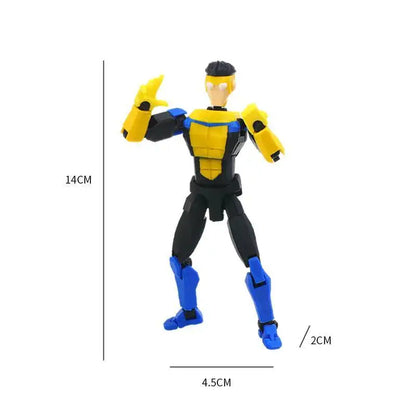 3d Printed Blue-Masked Invincible T13 Dummy13 Multi-Jointed Movable 3d Printed Shapeshift Toys Action Figure Custom Toy