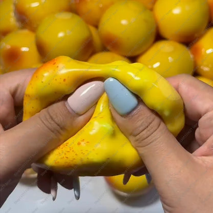 Crunchy Squishy Potato Stress Ball Fidget Toy Crispy Potato Squishy Squeeze Ball Handmade Round Blocks Filled ASMR for Adult