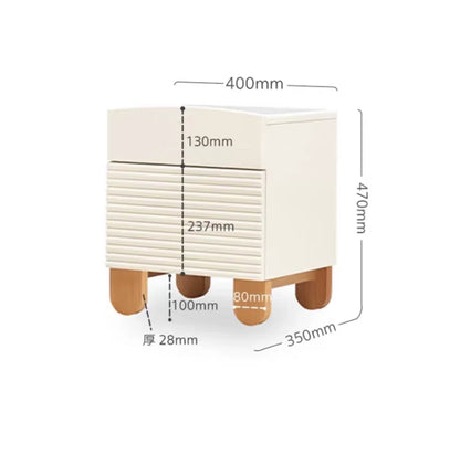M5021 Birch And Beech Wood Kid Nightstand Children Night Table Boy Bedside Table Girl Bedstand