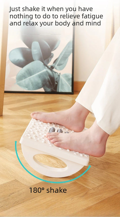 Ergonomic Rocking Under Desk Footrest Non Slip Adult Foot Rest Pedal for Office Home Under Desk Foot Stool