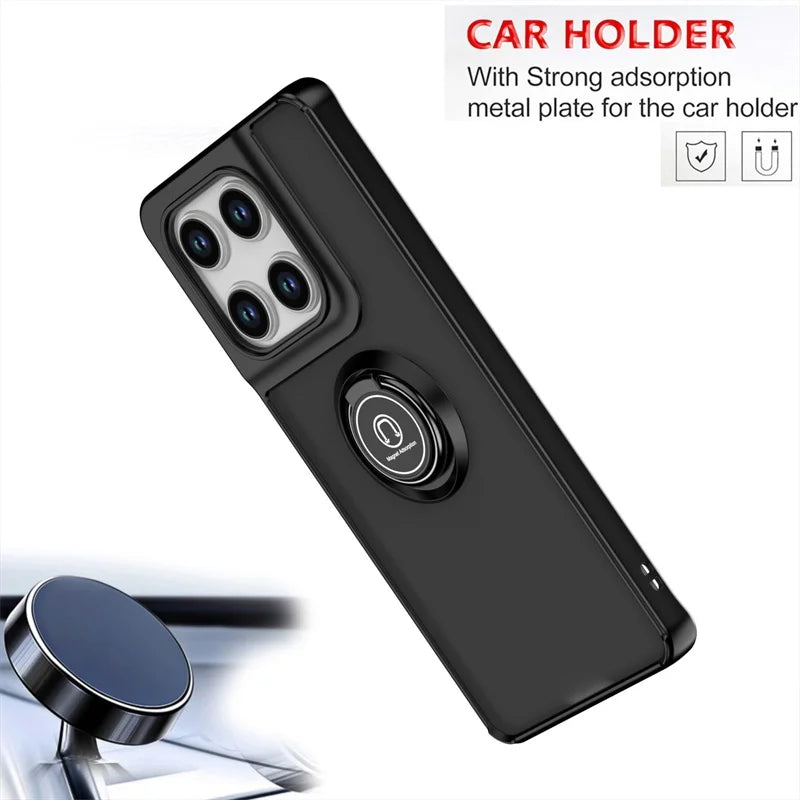 Shockproof Armor Case For Motorola Moto Edge 60 Fusion Edge60 Pro G05 G15 G35 G55 G75 G85 G56 G86 5G Magnetic Holder Ring Cover