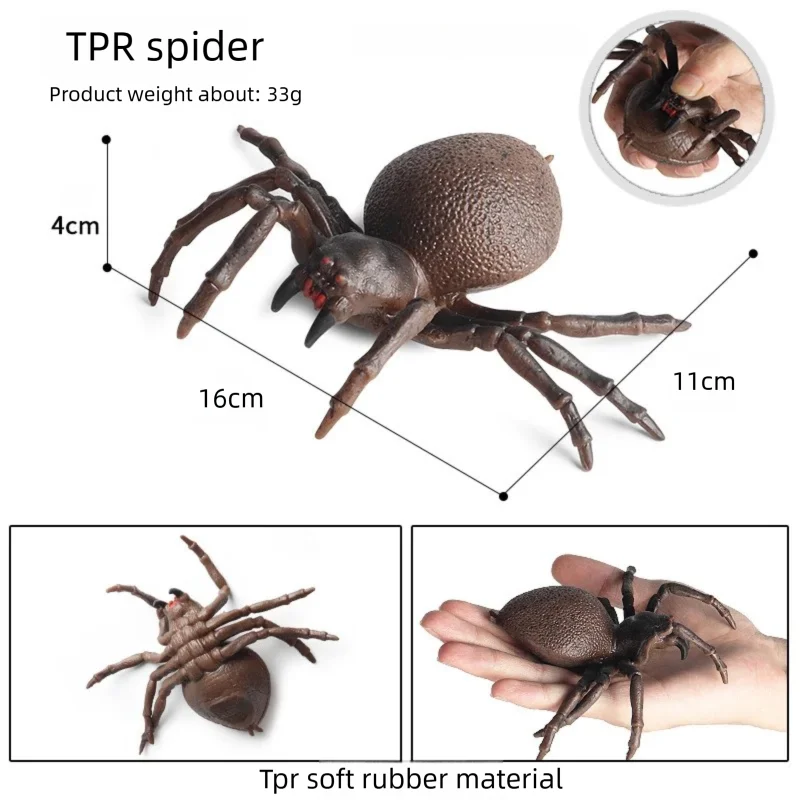 Oenux Simulated Insect Mouse Lizard Sea Animal Models Realistic Dolls Soft Rubber TPR Material Collectibles Halloween Prank Toys