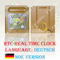 GB/GBC Real Time Clock Pokemon Crystal/Gold/Silver Version Video Game Cartridge with Battery USA/NOE/FRA/ESP/ITA Version