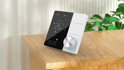 Qiumi Smart Wifi Knob Thermostat  Smart Life APP Control Works with Alexa Google Home