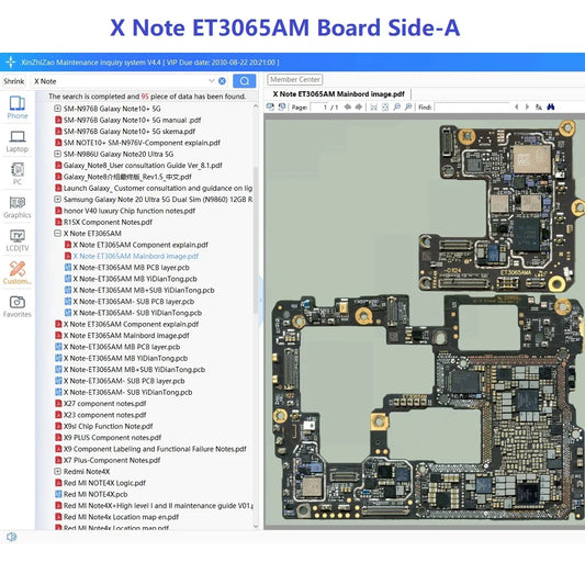 XinZhiZao  XZZ  1 Year Online Dongle Schematic Diagram Boardview Bitmap Drawing For iPhone Samsung ipad Macbook Repair Software