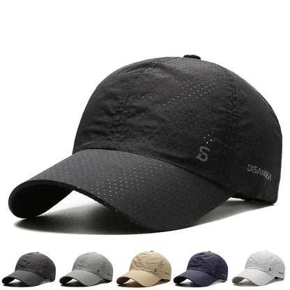 Oryginalny design Czapka do biegania Cienka Szybkoschnąca Oddychająca z daszkiem Kaczka Outdoor Męska Przeciwsłoneczna Letnia Wędkarstwo Czapka Baseballowa