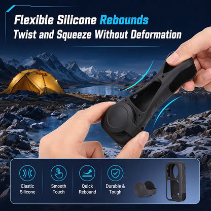 For Insta 360 X6 Camera Protective Accessory Kit Lens Guard/Silicone Protective Cover/Screen Protectors/Anti-loss Rope