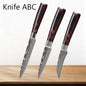 WXCOO Boning Knife Professional Kitchen Knives Stainless Steel Knife Paring Cooking Knives Fruit Peeling Meat Cleaver Knife