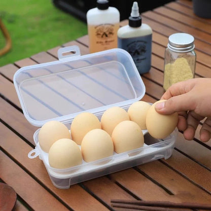 Outdoor Shockproof Egg Box Storage Box, Portable Camping Shatterproof Egg Tray, Home Plastic Protection Box, Travel Shatterproof