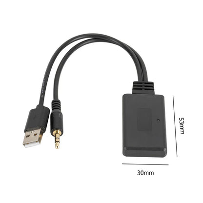 1PC For BMW E90 E91 E92 E93 3.5 mm Plug Universal Bluetooth Radio Cable Adapter Car AUX Bluetooth 5.0 Music Audio Receiver