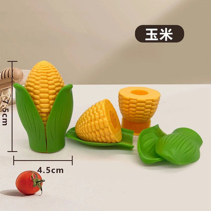 Montessori Simulation Chechele Ingredients Vegetables Fruits Dessert Bread Educational Toy Play House Decompress Educational Toy