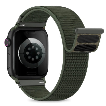 Nylon Strap For Apple Watch Band Ultra 3 2 49mm 46mm 45mm 41mm 44mm 42mm 40mm 38mm Bracelet For iWatch Series 11 10 9 8 7 6 5 4