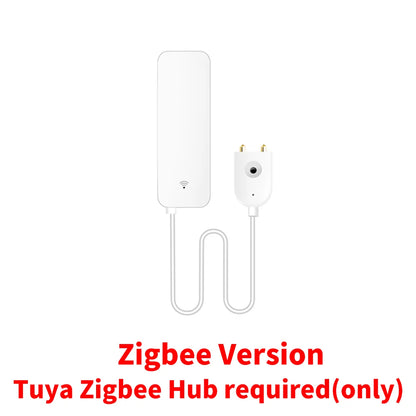 Tuya Smart Zigbee/WiFi Water Detection Sensor Remote Monitor Protecting Family Safety for Smart Home Automation via Smart Life