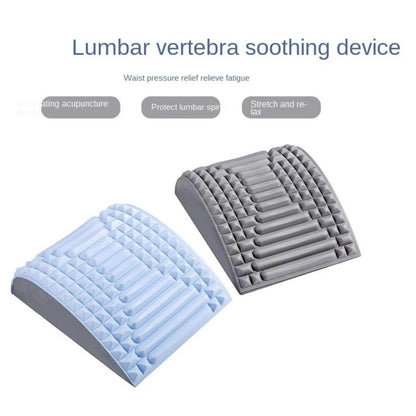 Back Stretcher Back Cracker Back Cracking Device Spine Deck Back Board Lumbar Stretcher for Lower Back Pain Relief