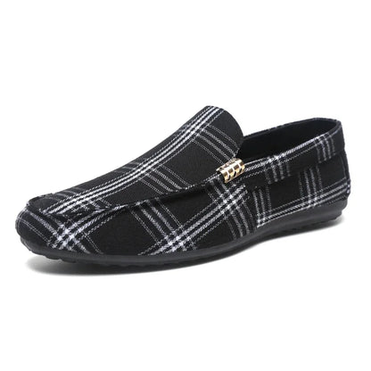 Classic Designer Loafers Men Flat Shoes Summer Breathable Slip-on Men's Casual Shoes Comfy Non-slip Driving Shoes Man Moccasins