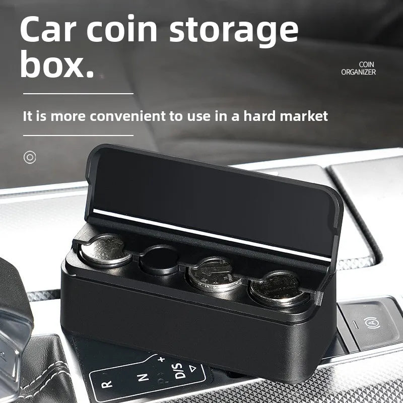 Car Coin Small Storage Home Dual Purpose Change Box Creative Coins Purse Euro Dispenser Holder Case Wallet Holders Money Boxes