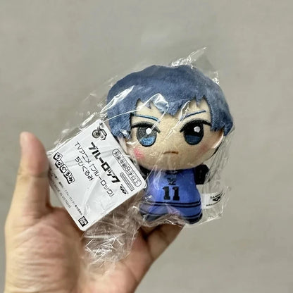 10cm New Blue Lock Plush Pendant KeyChain Yoichi Isagi Nagi Seishiro Mikage Reo Rin Itoshi Itoshi Sae Doll Toy Gift