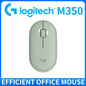 Logitech M350 POP Wireless Mouse Dual Mode Bluetooth 2.4Ghz Silent Click 18-Month Battery For PC Laptop Travel Office
