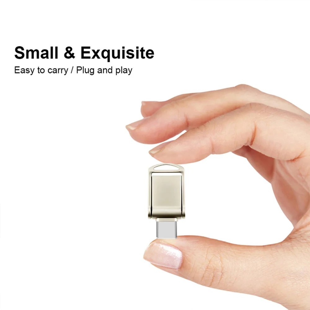 Mini Flash Drive USB 3.0 Fast Type C Pen Drive Memory Stick High Speed Data 32GB 64GB 128GB For Computers Phone PC Fast U Disk