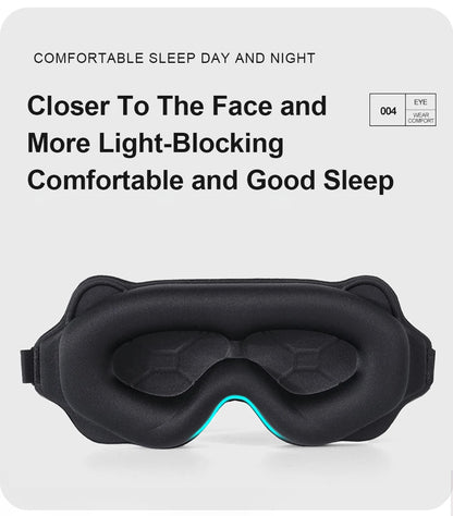3D Sleeping Mask Block Out Light Soft Padded Sleep Mask For Eyes Slaap Masker Eye Shade Blindfold Sleeping Aid Face Mask Eyepatc