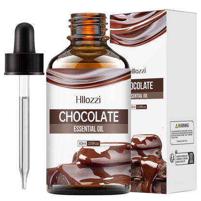 Chocolate essential oil has a sweet and mellow fragrance and is suitable for body massage and hair care.