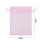 100/10pcs Multi-size Organza Bags Transparent Mesh Jewelry Candy Pouches Wedding Party Baby Shower Gift Drawstring Packaging Bag