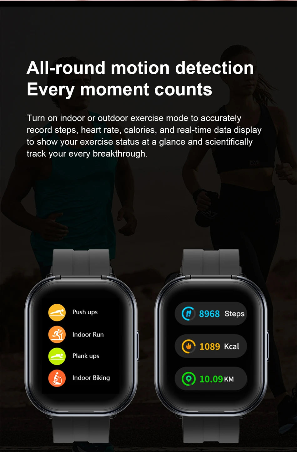 LIGE Bluetooth Headphones with clip-on design 2 In 1 Smartwatch with Earphones Heart Rate Sport Fitness Headset Smart Watch 2026