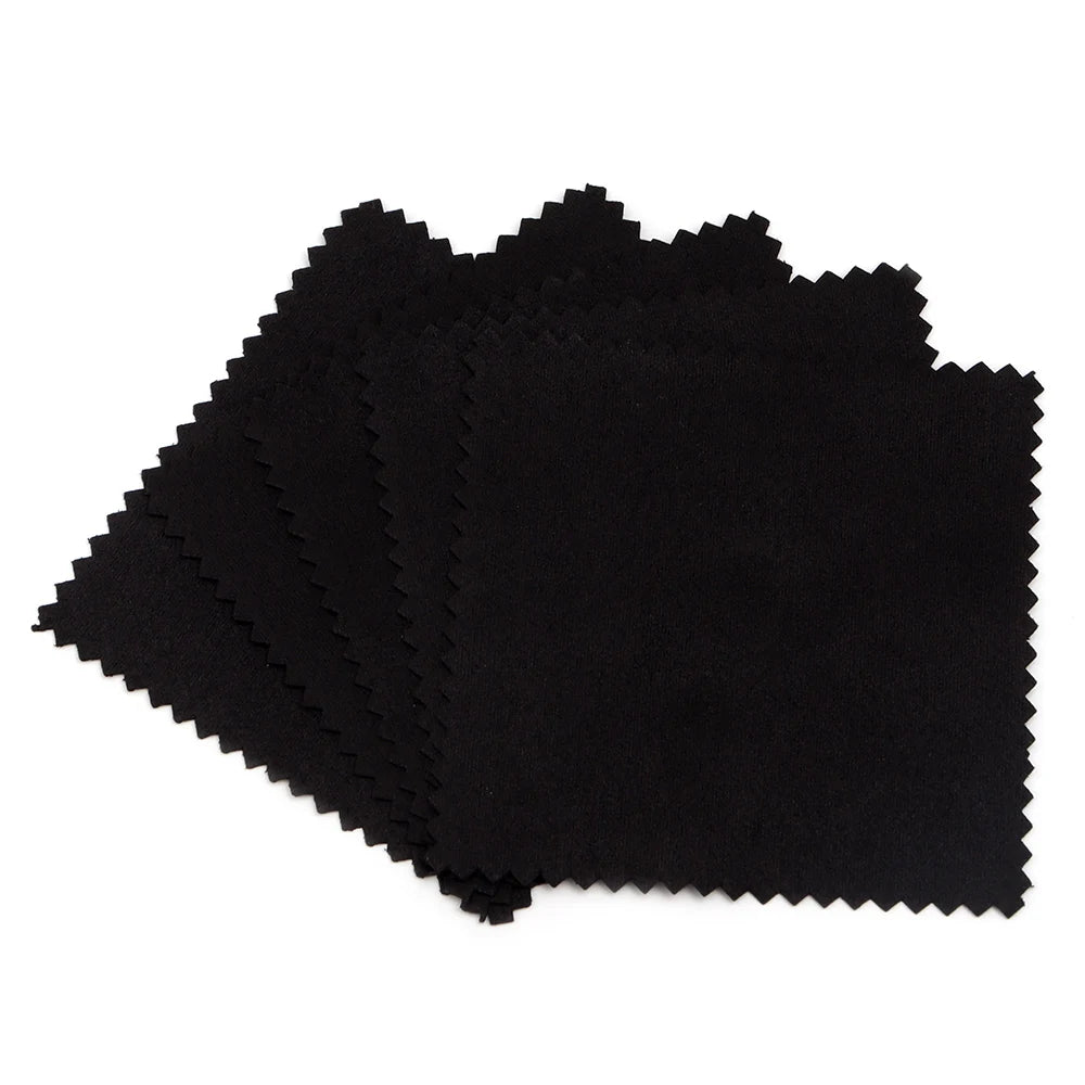 20/50pcs Polish Polishing Cloth Silver Color Cleaning Polishing Cloth Soft Clean Wipe Wiping Cloth For Silver Gold Jewelry Tool