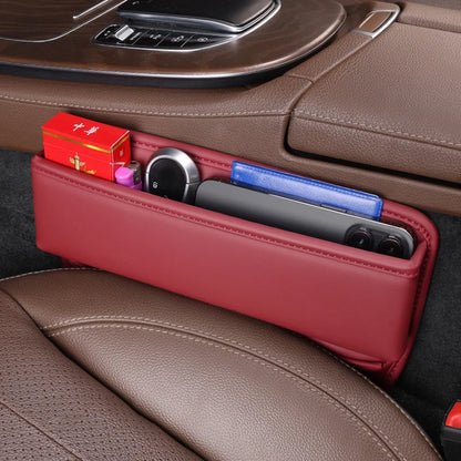 1PC Leather Car Organizer Box Car Seat Slit Gap Pocket Multifunctional Driver Seat Storage Holder Auto Interior Accessories
